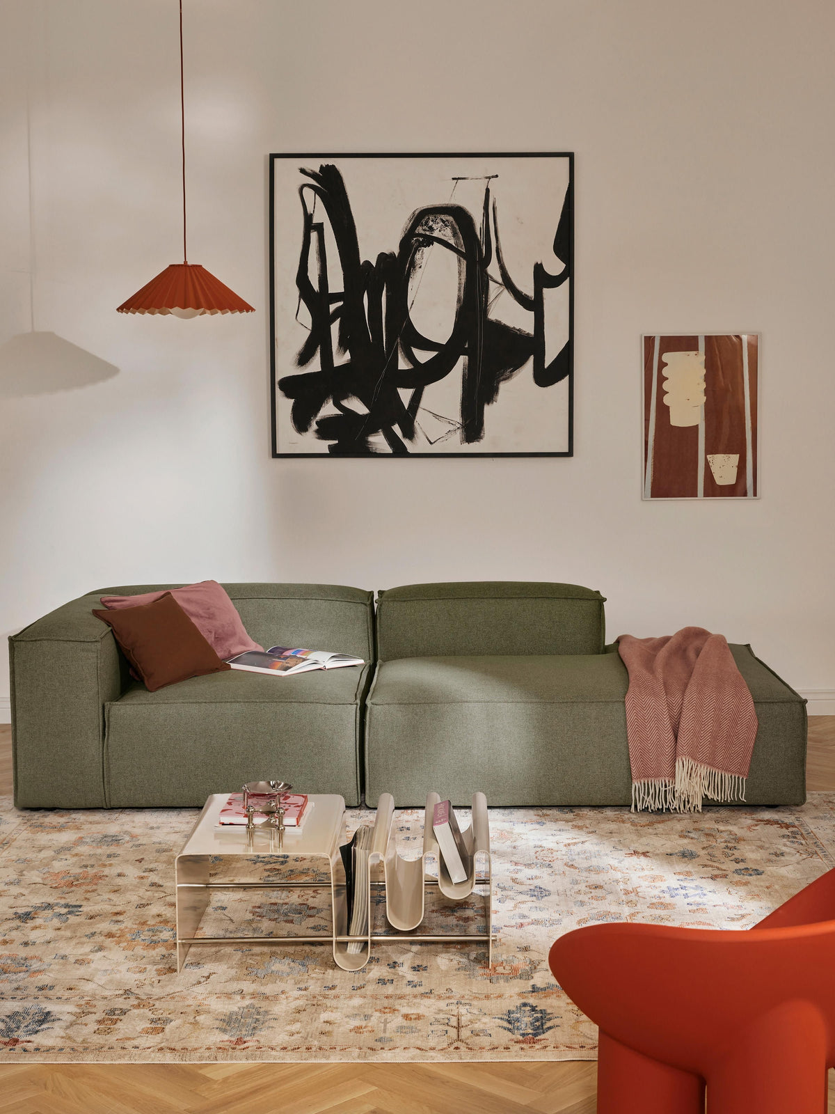 Warehamy Lennon Ottoman Footstool, Modular