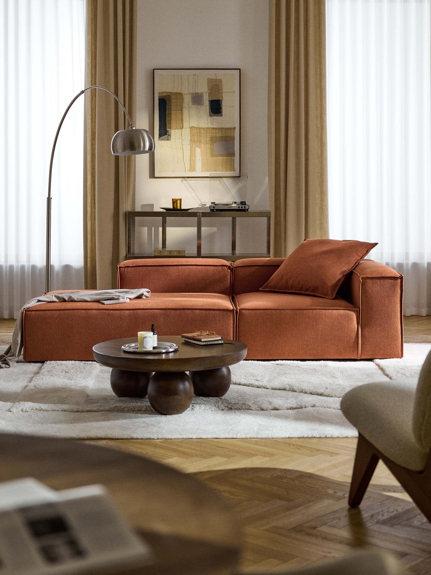 Warehamy Lennon Ottoman Footstool, Modular