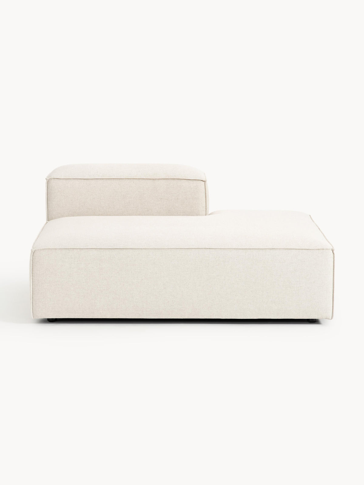 Warehamy Lennon Ottoman Module, Linen Blend