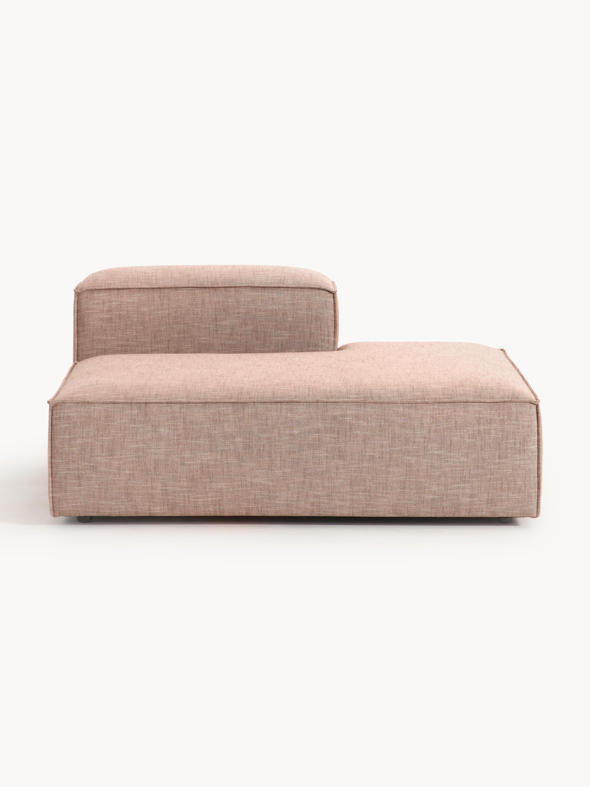 Warehamy Lennon Ottoman Module, Linen Blend