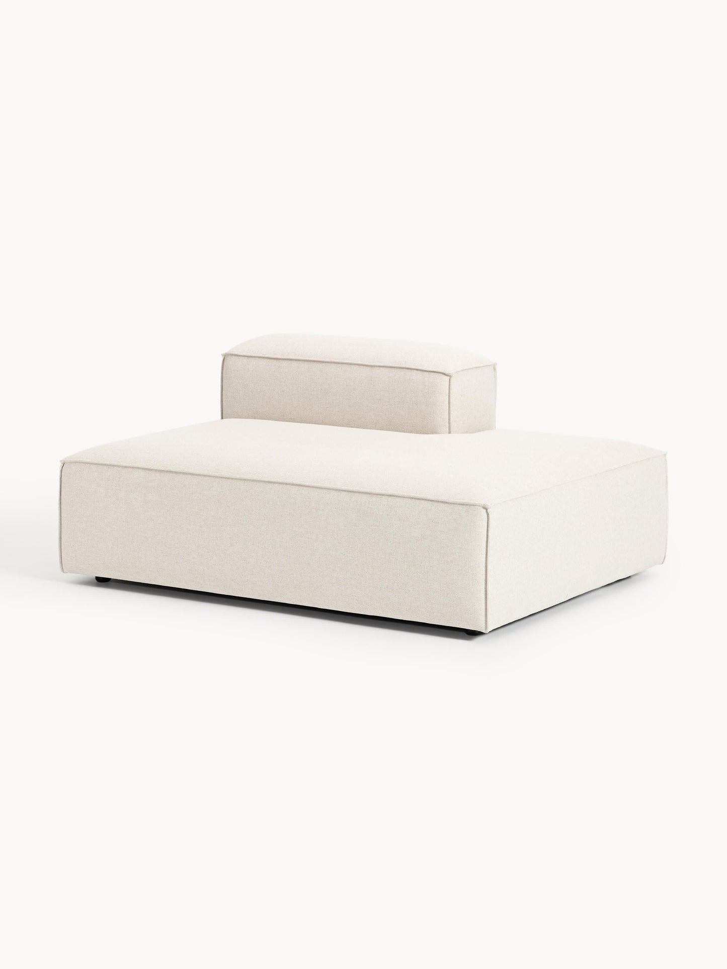 Warehamy Lennon Ottoman Module, Linen Blend
