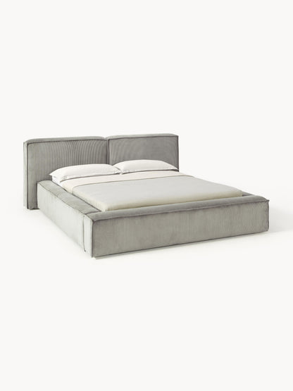 Warehamy Lennon Upholstered Corduroy Bed