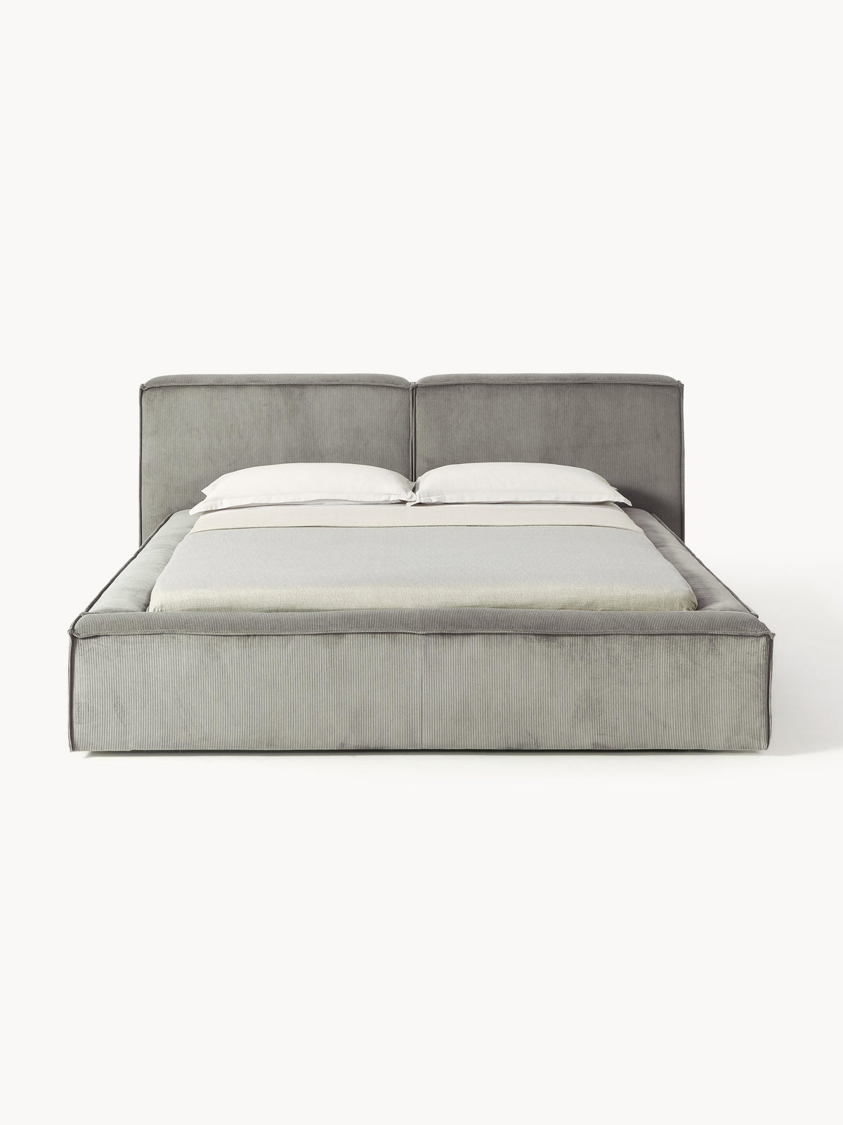 Warehamy Lennon Upholstered Corduroy Bed