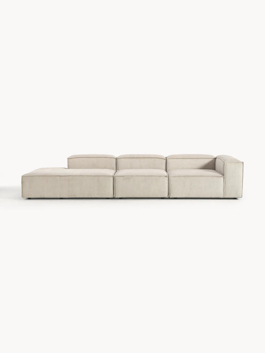 Warehamy Lennon XL Corduroy Ottoman, Modular