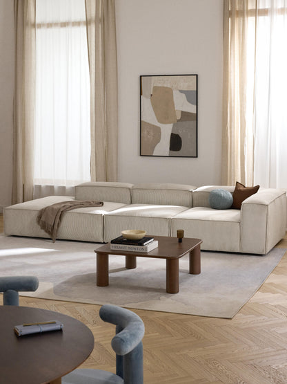 Warehamy Lennon XL Corduroy Ottoman, Modular
