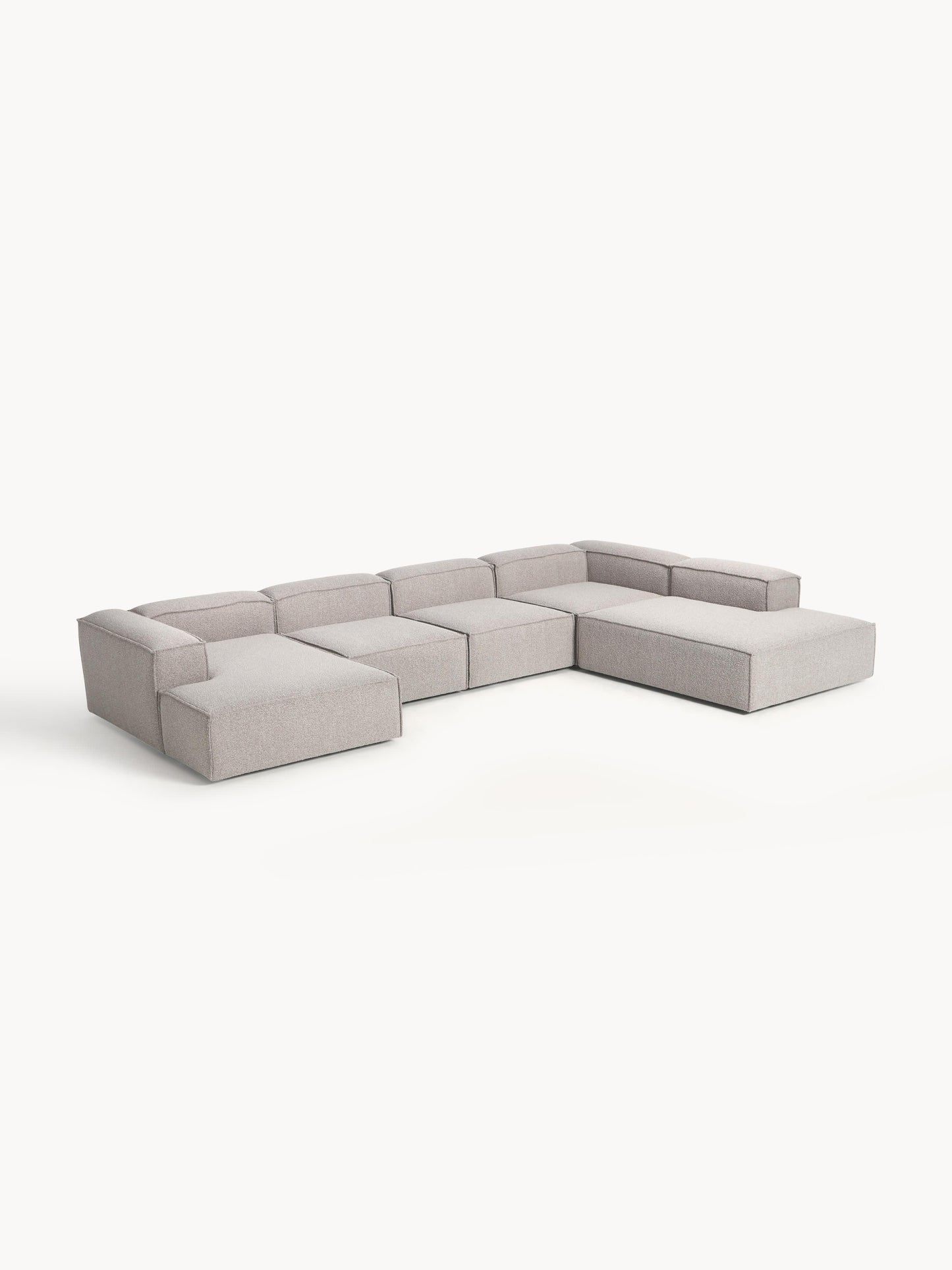 Warehamy Lennon XL Modular Sofa in Bouclé