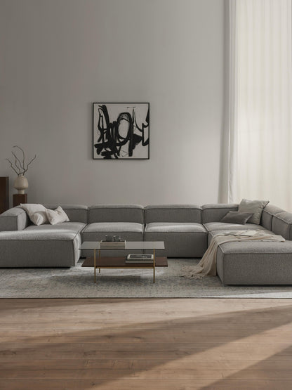 Warehamy Lennon XL Modular Sofa in Bouclé
