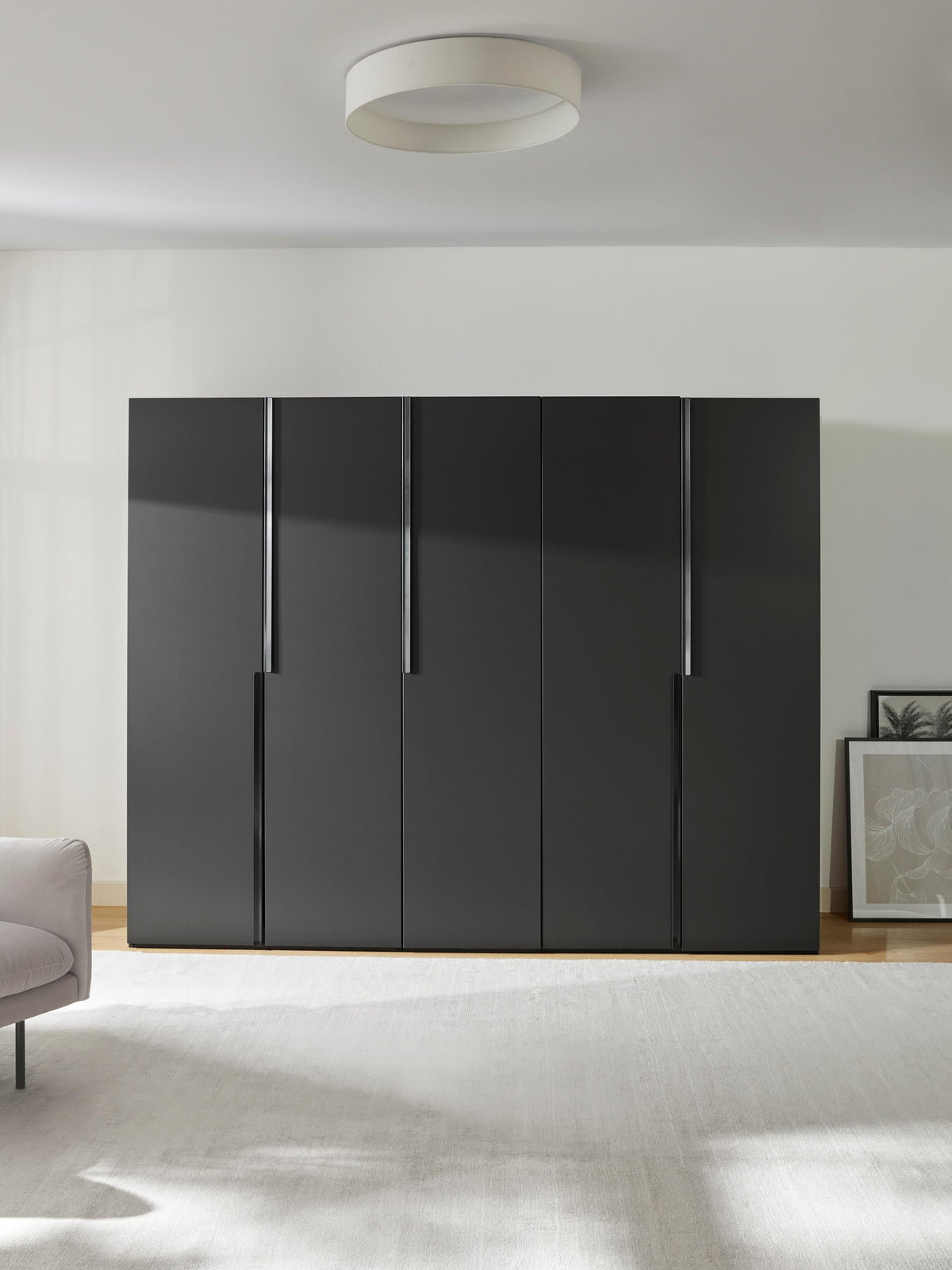 Warehamy Leon Hinged-Door Modular Wardrobe, 250 cm Wide, in Various Sizes