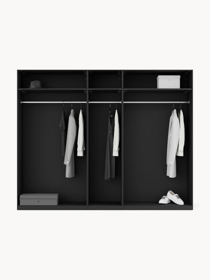 Warehamy Leon Hinged-Door Modular Wardrobe, 250 cm Wide, in Various Sizes