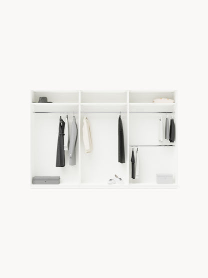 Warehamy Leon Hinged-Door Modular Wardrobe, 300 cm Wide, in Various Sizes