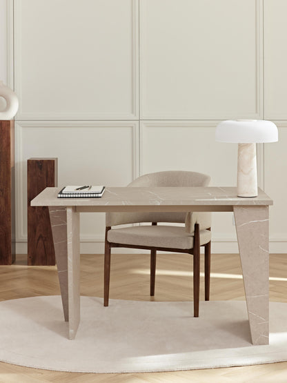 Warehamy Liam Desk with Finish in Travertine Look