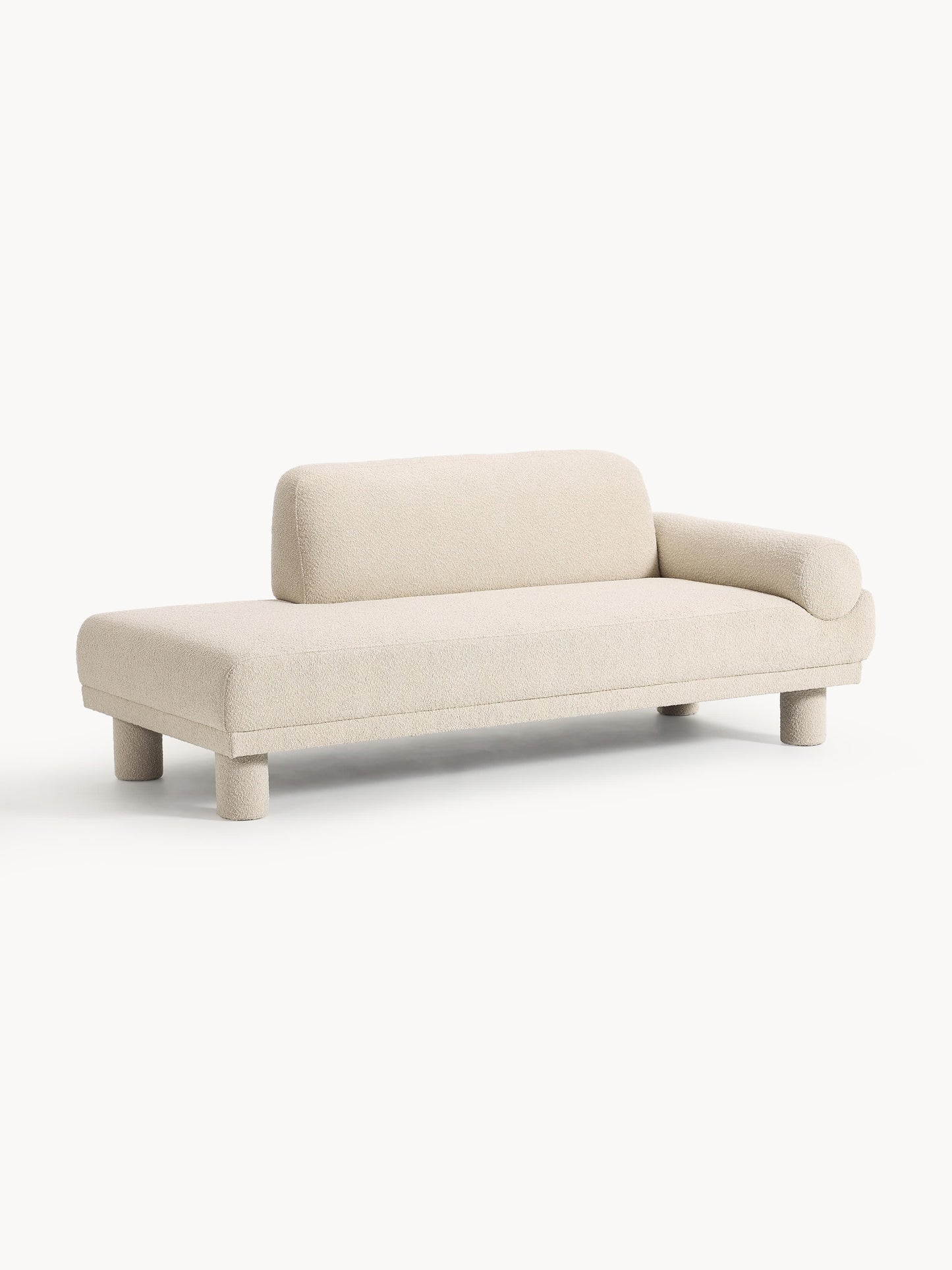 Warehamy Lilo Ottoman Footstool in Bouclé