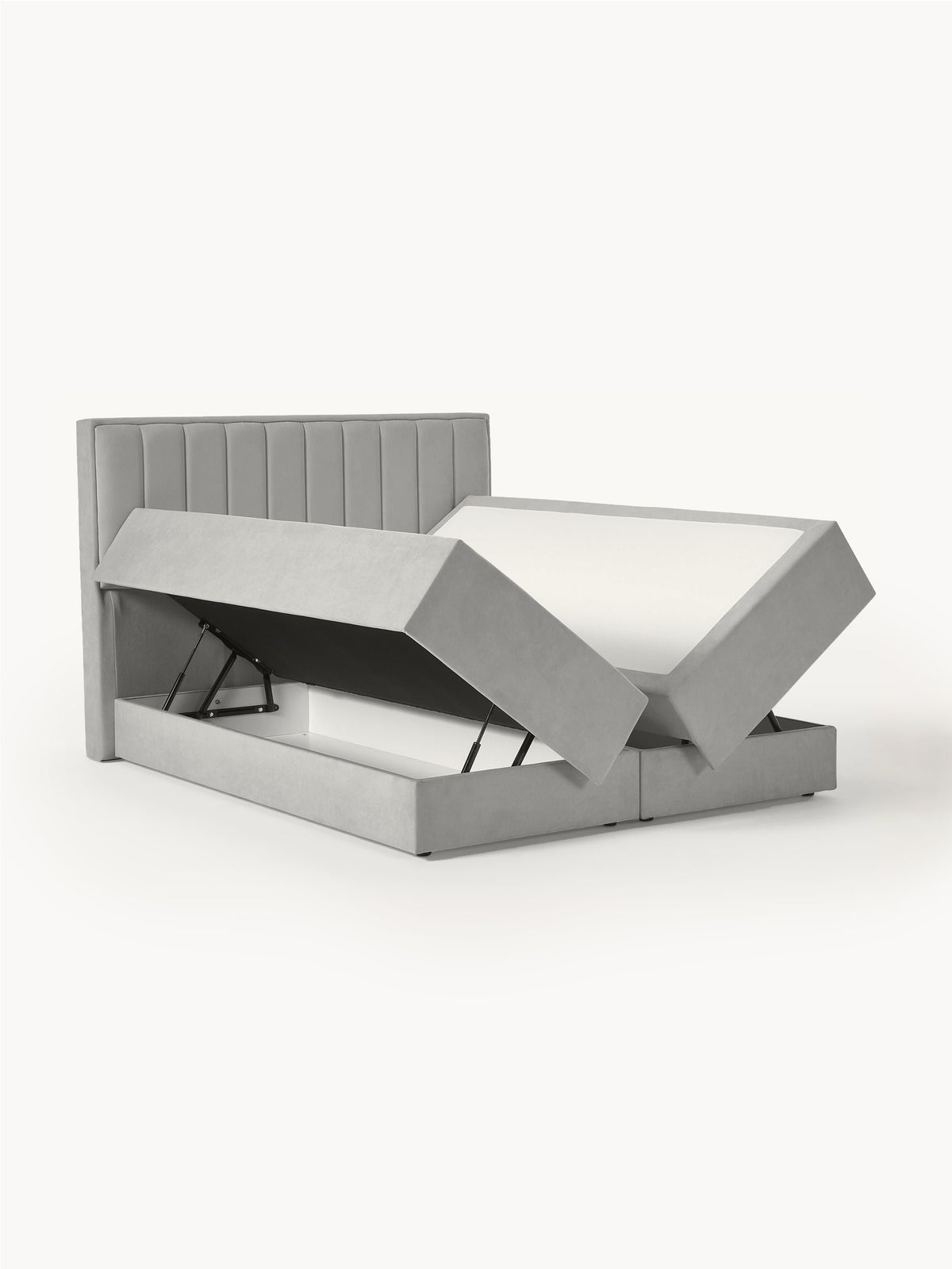 Warehamy Livia Bed with Storage, Box Spring