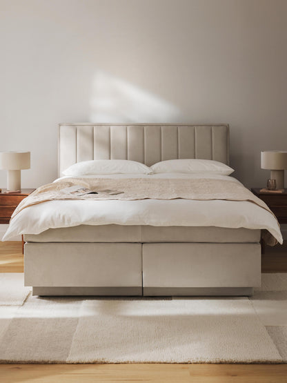 Warehamy Livia Bed with Storage, Box Spring