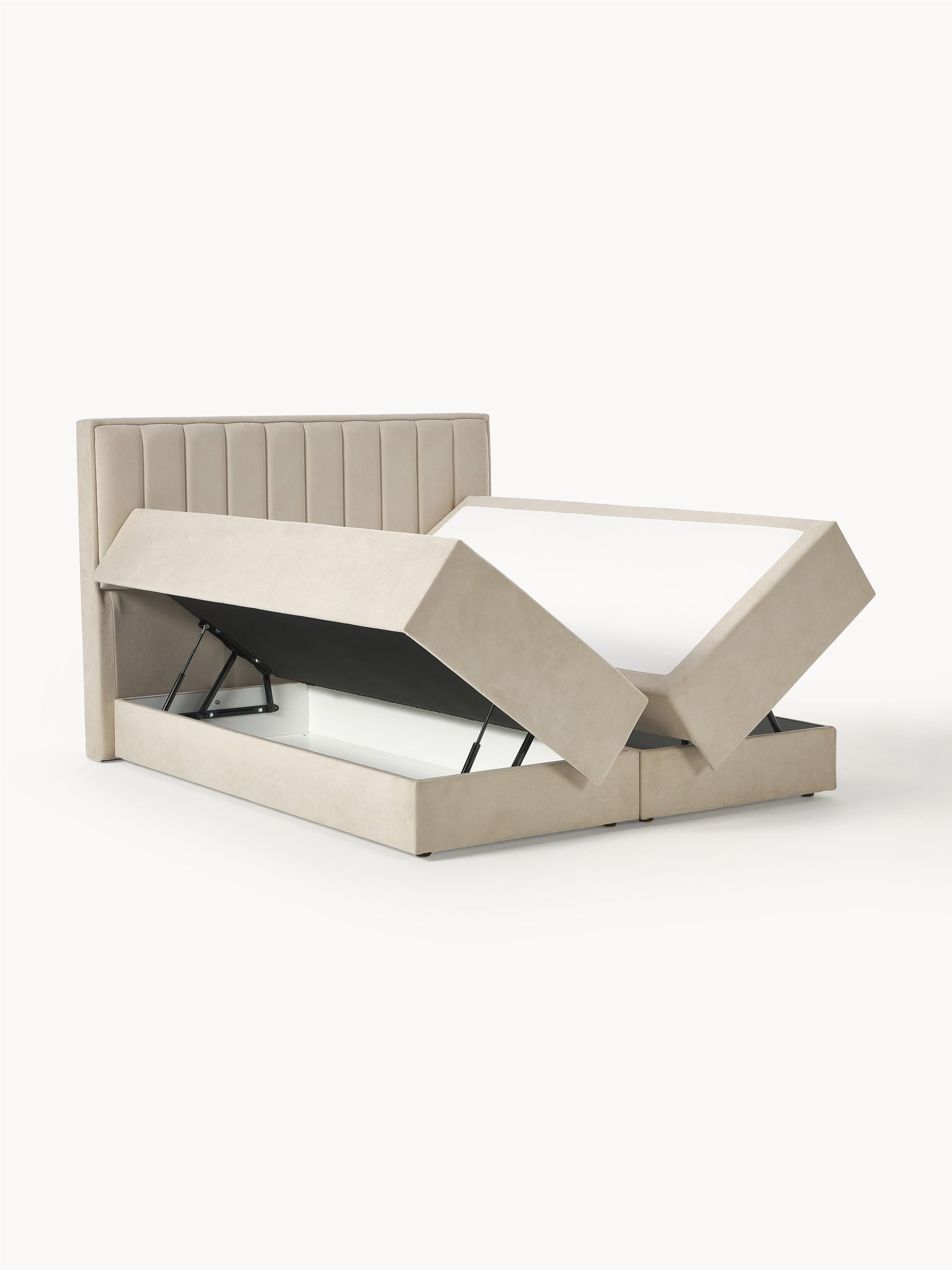 Warehamy Livia Bed with Storage, Box Spring