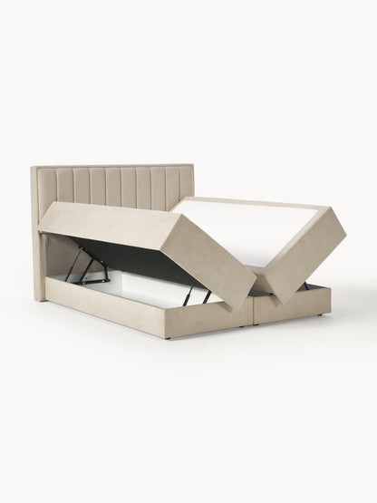 Warehamy Livia Bed with Storage, Box Spring
