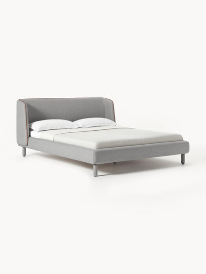 Warehamy Luma Bed, Upholstered, with Headboard