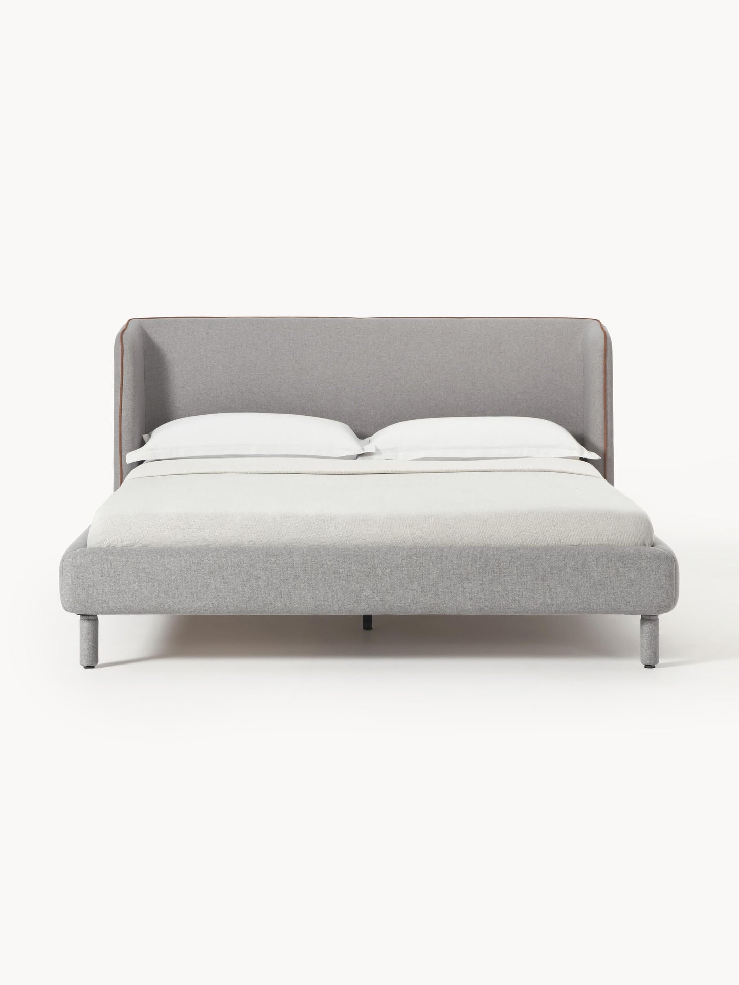 Warehamy Luma Bed, Upholstered, with Headboard