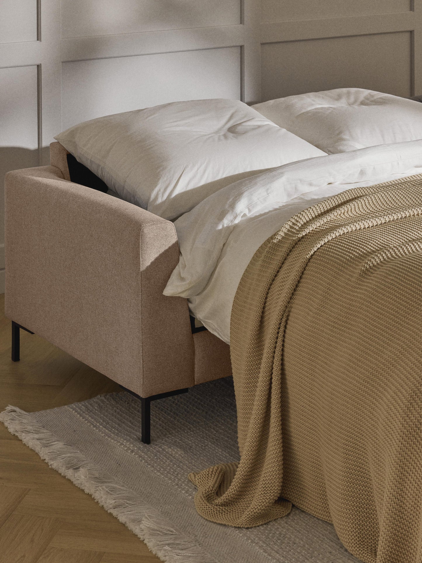 Warehamy Luna Sofa Bed (3-Seater) with Mattress