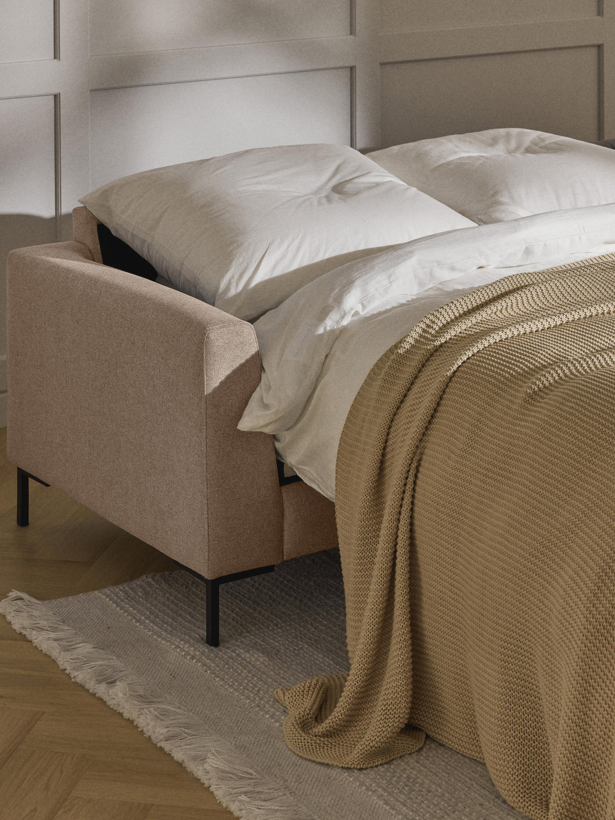 Warehamy Luna Sofa Bed (3-Seater) with Mattress