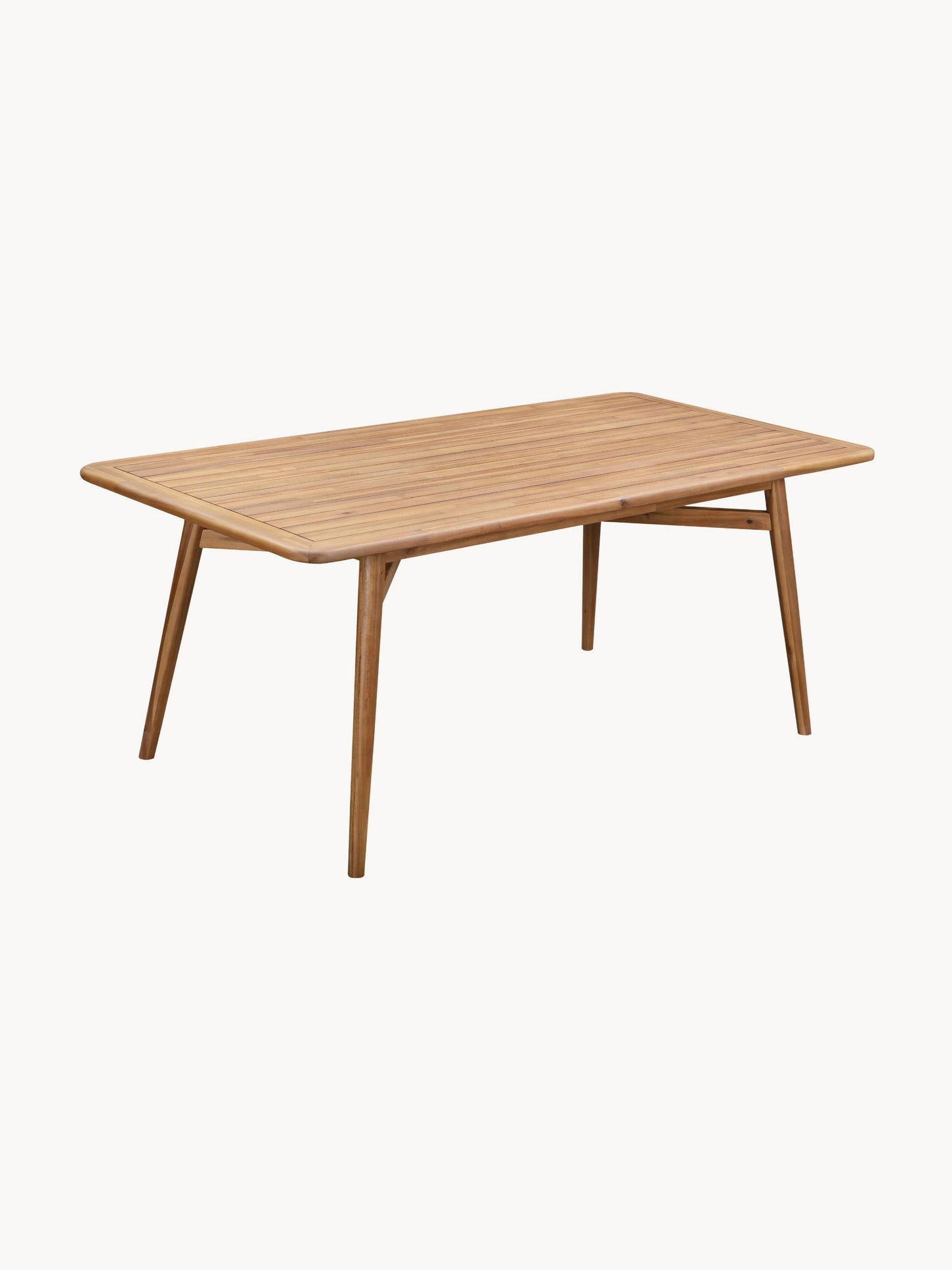 Warehamy Marc Acacia Wood Table for the Garden, 180 x 90 cm