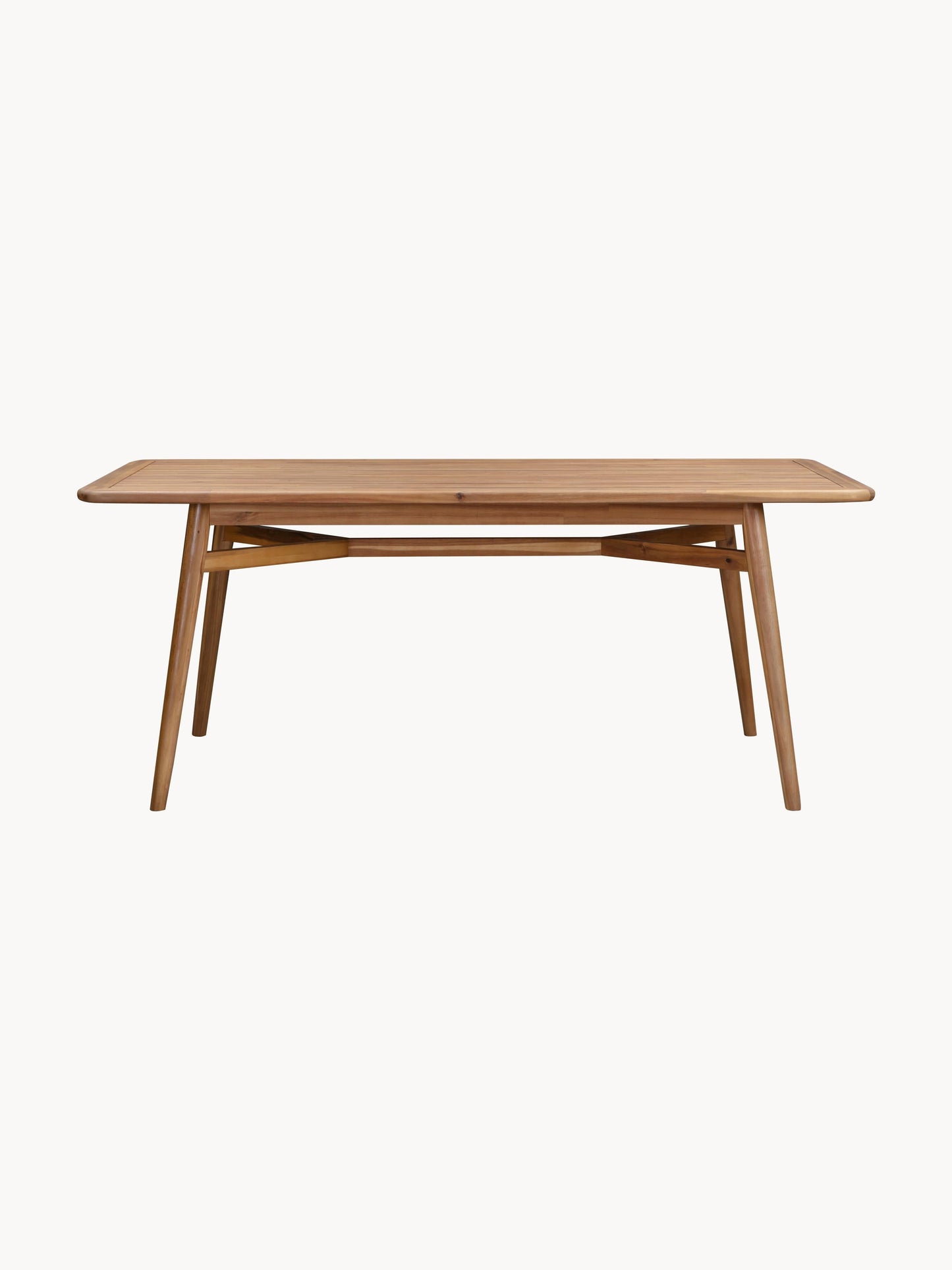 Warehamy Marc Acacia Wood Table for the Garden, 180 x 90 cm