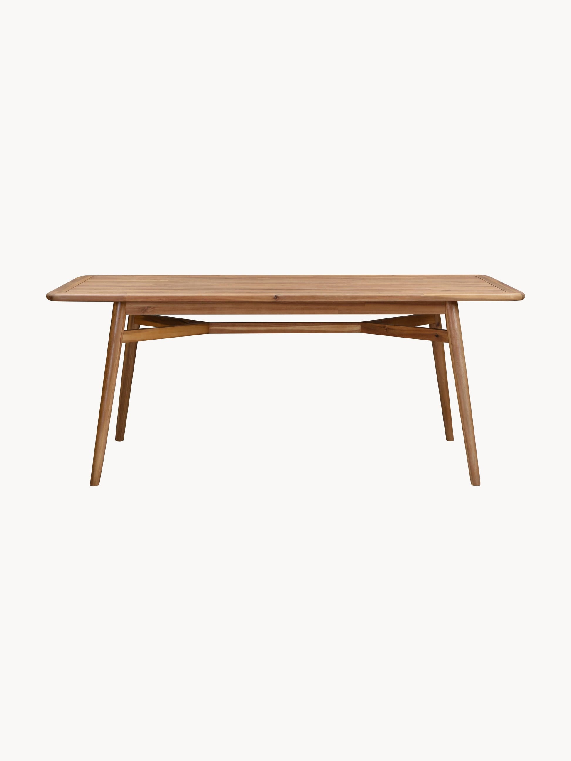 Warehamy Marc Acacia Wood Table for the Garden, 180 x 90 cm