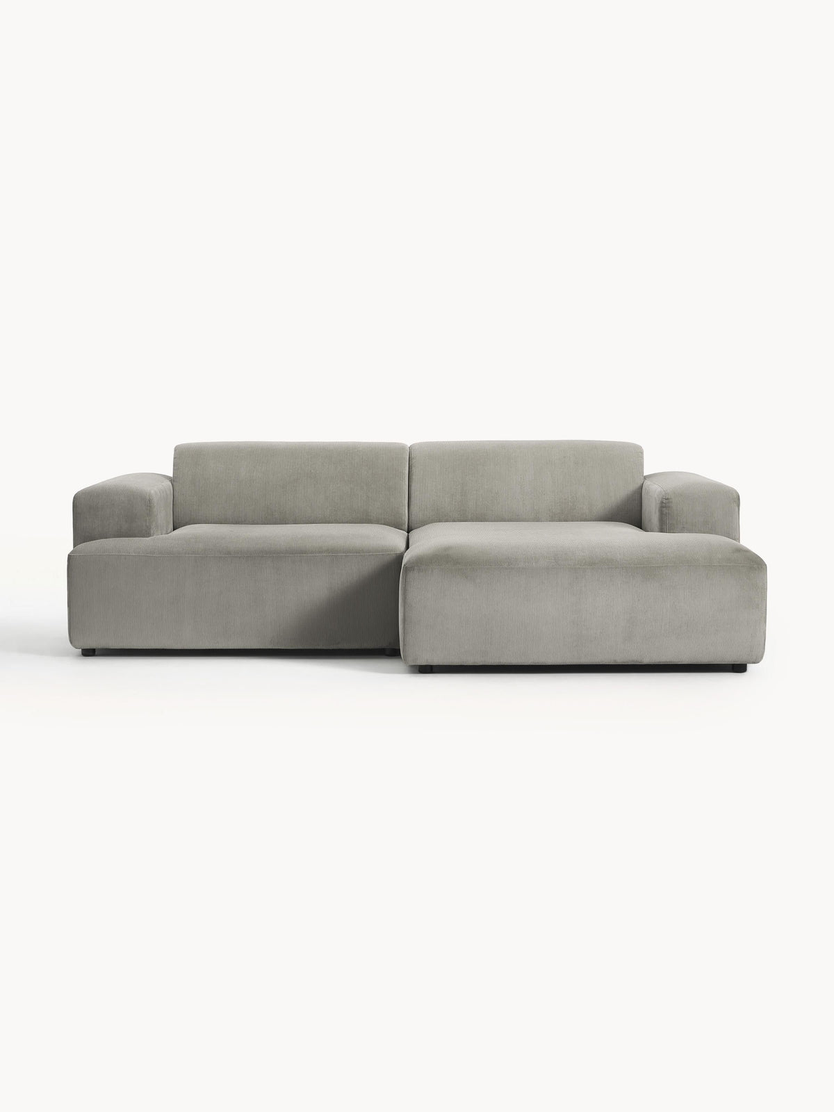 Warehamy Melva 3-Seater Corduroy Corner Sofa