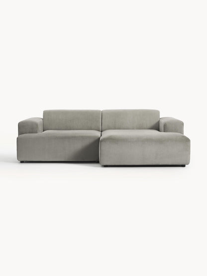Warehamy Melva 3-Seater Corduroy Corner Sofa