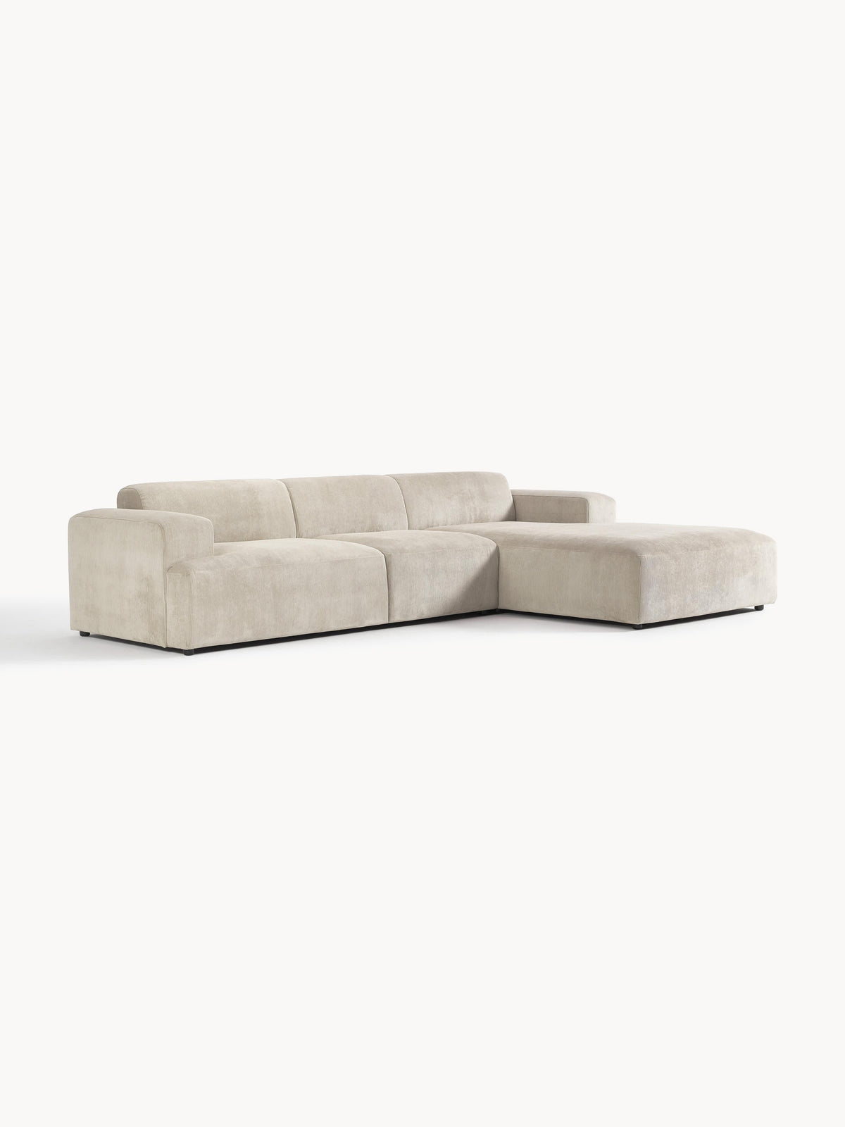 Warehamy Melva 4-Seater Corduroy Corner Sofa