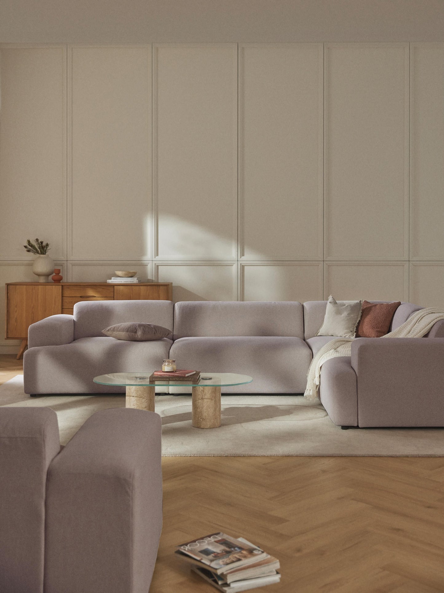 Warehamy Melva 4-Seater Large Corner Sofa