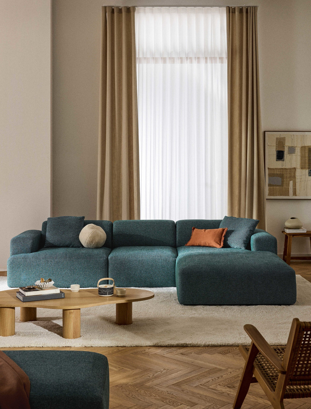 Warehamy Melva 4-Seater Sofa, Corner