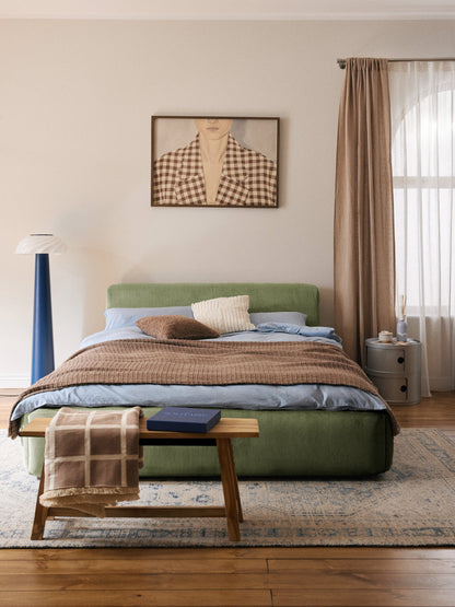 Warehamy Melva Bed Frame with Upholstery