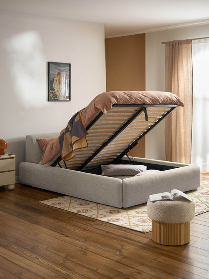 Warehamy Melva Bed, Upholstered, with Storage