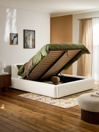 Warehamy Melva Bed, Upholstered, with Storage