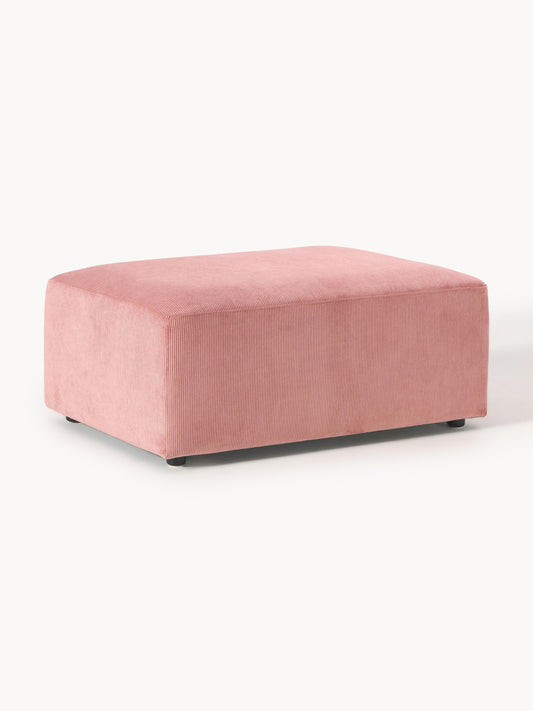 Warehamy Melva Corduroy Stool, Size W 99 x D 72 cm
