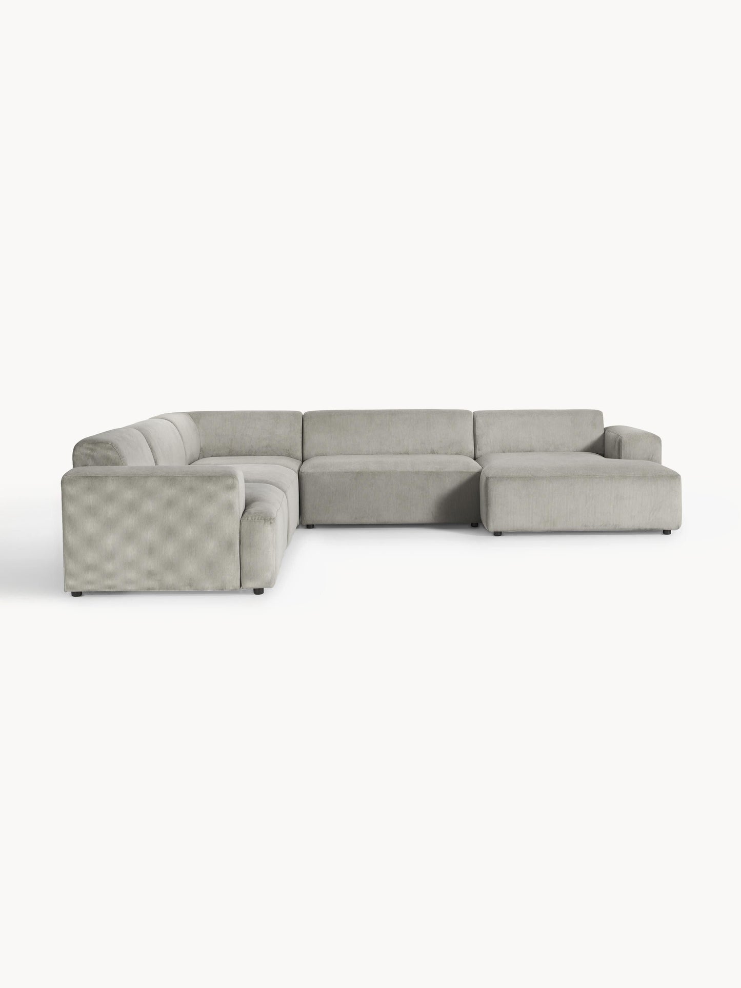 Warehamy Melva Corduroy XL Corner Sofa