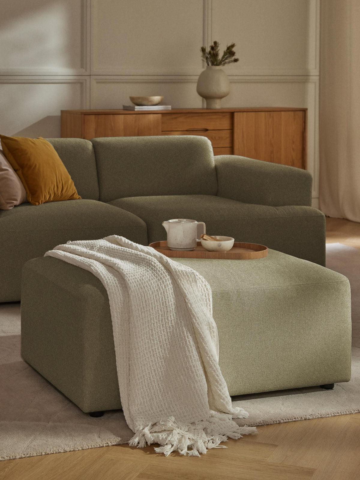 Warehamy Melva Stool with Dimensions W 99 x D 72 cm