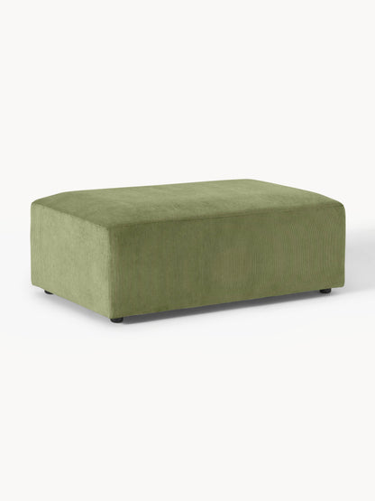 Warehamy Melva XL Ottoman with Corduroy Cover, W 116 x D 72 cm