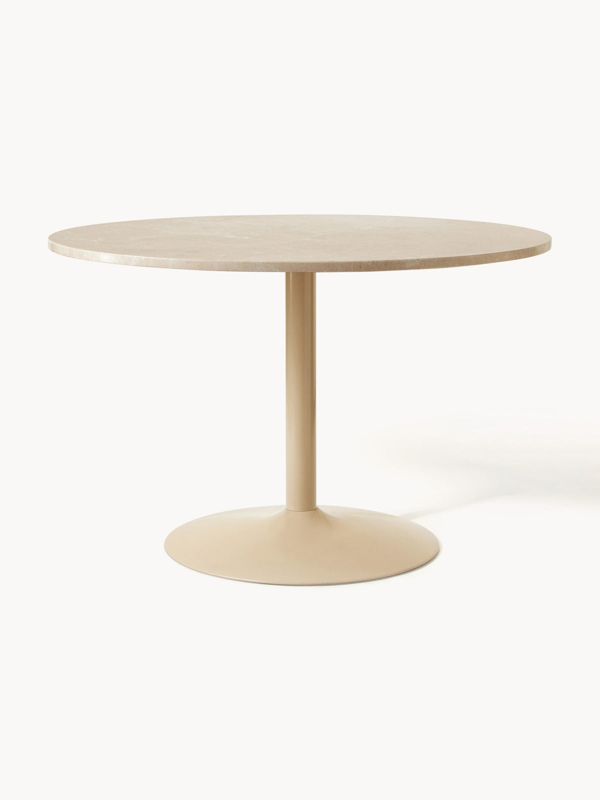 Warehamy Miley Marble Oval Dining Table, 120 x 90 cm