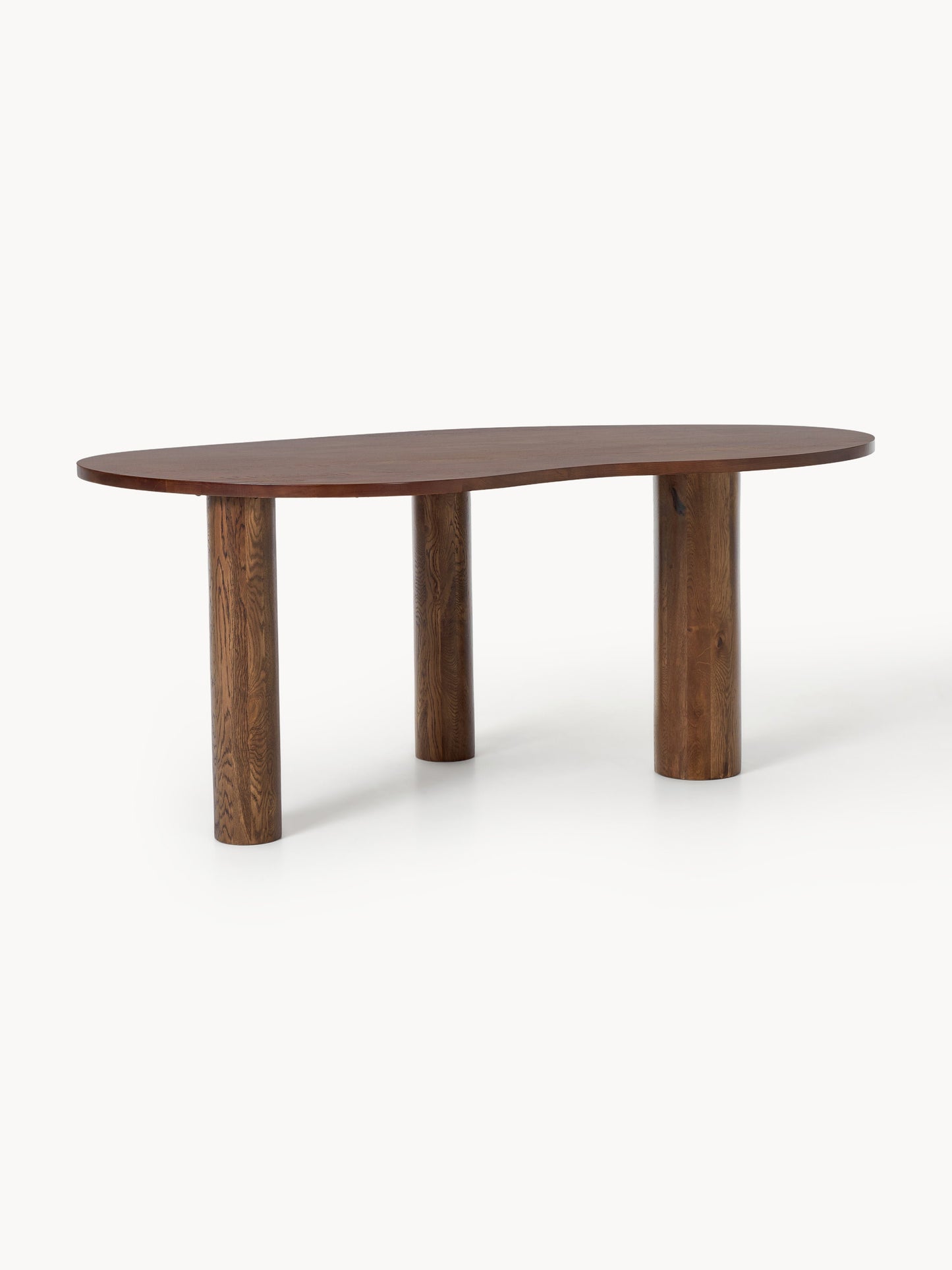 Warehamy Naruto Dining Table with Organic Shape, in Oak, in Various Sizes