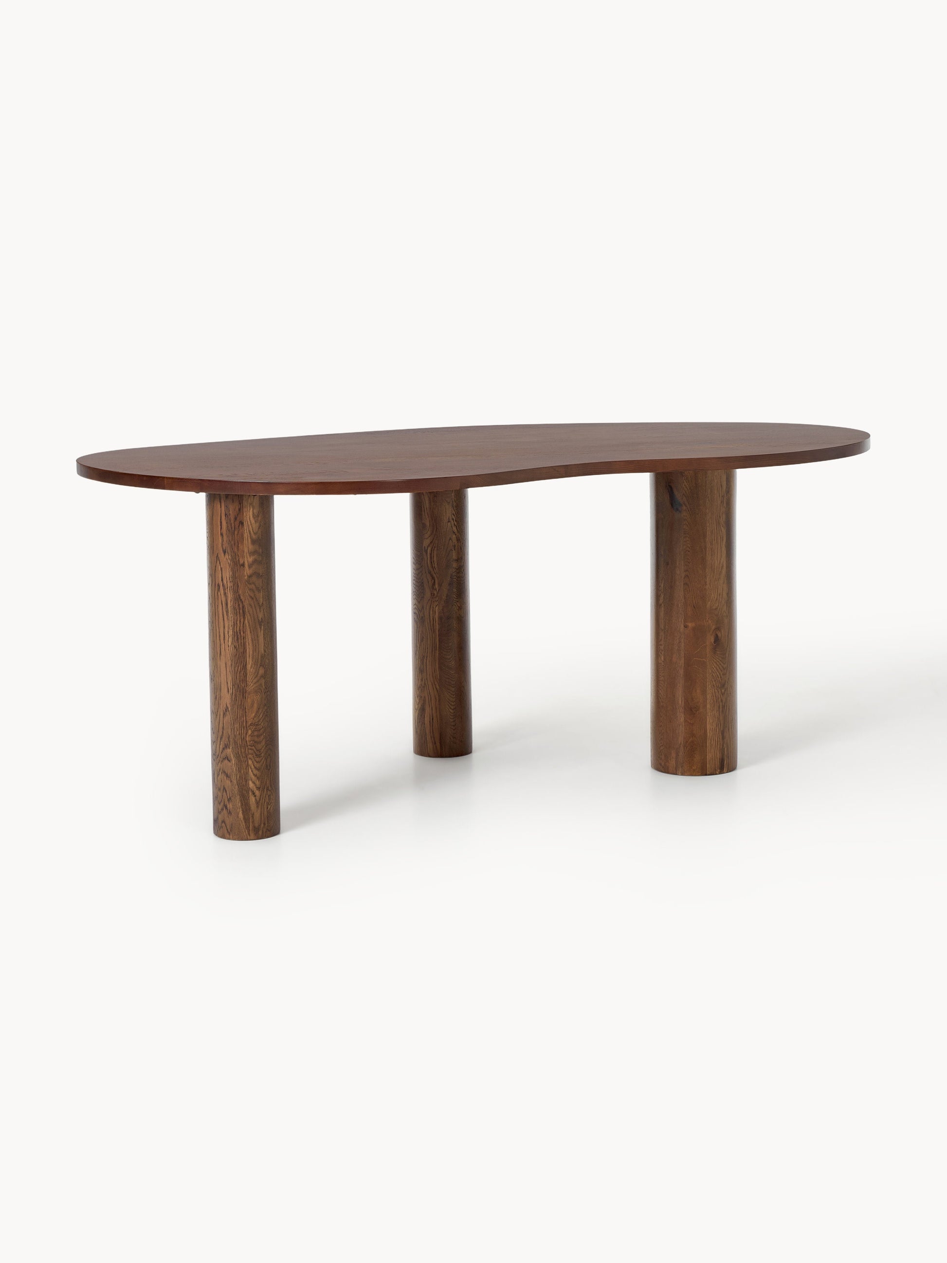 Warehamy Naruto Dining Table with Organic Shape, in Oak, in Various Sizes