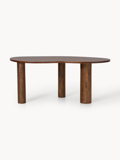 Warehamy Naruto Dining Table with Organic Shape, in Oak, in Various Sizes