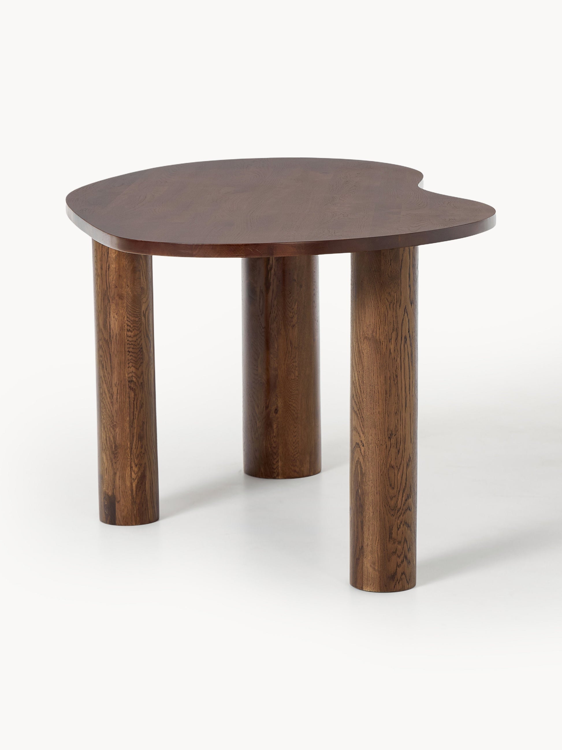 Warehamy Naruto Dining Table with Organic Shape, in Oak, in Various Sizes