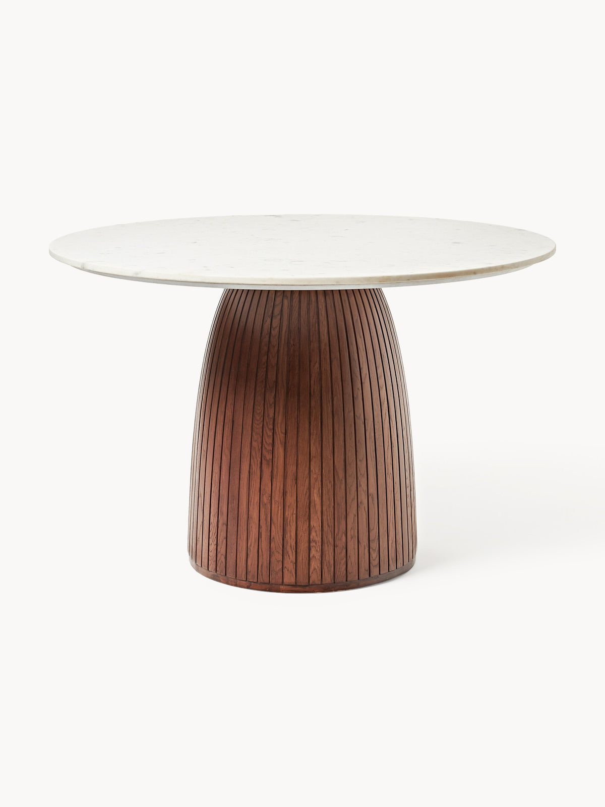 Warehamy Nelly Round Marble-Tabletop Dining Table, Ø 115 cm