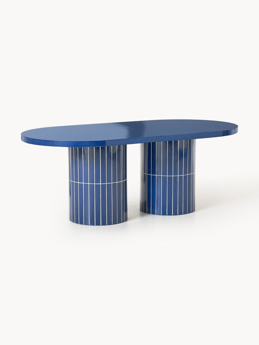 Warehamy Saya Garden Dining Table, Oval Shape, 200 x 100 cm