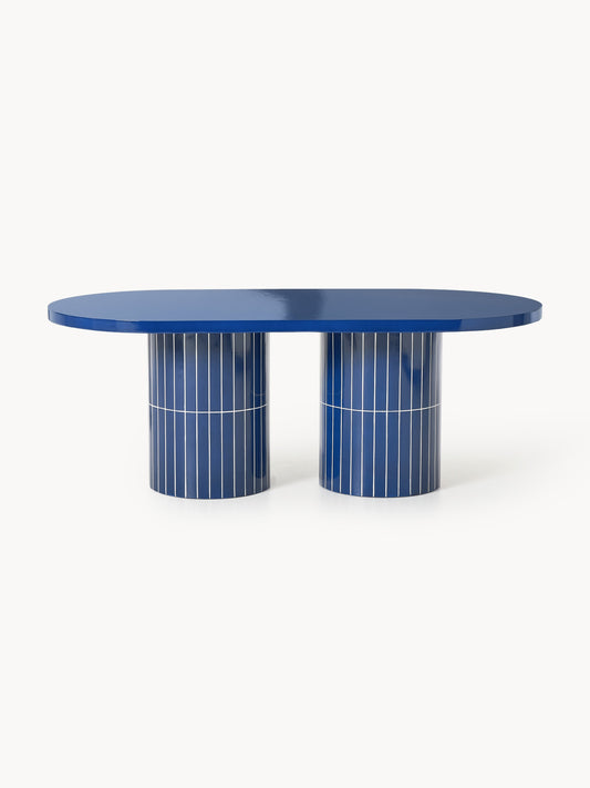 Warehamy Saya Garden Dining Table, Oval Shape, 200 x 100 cm