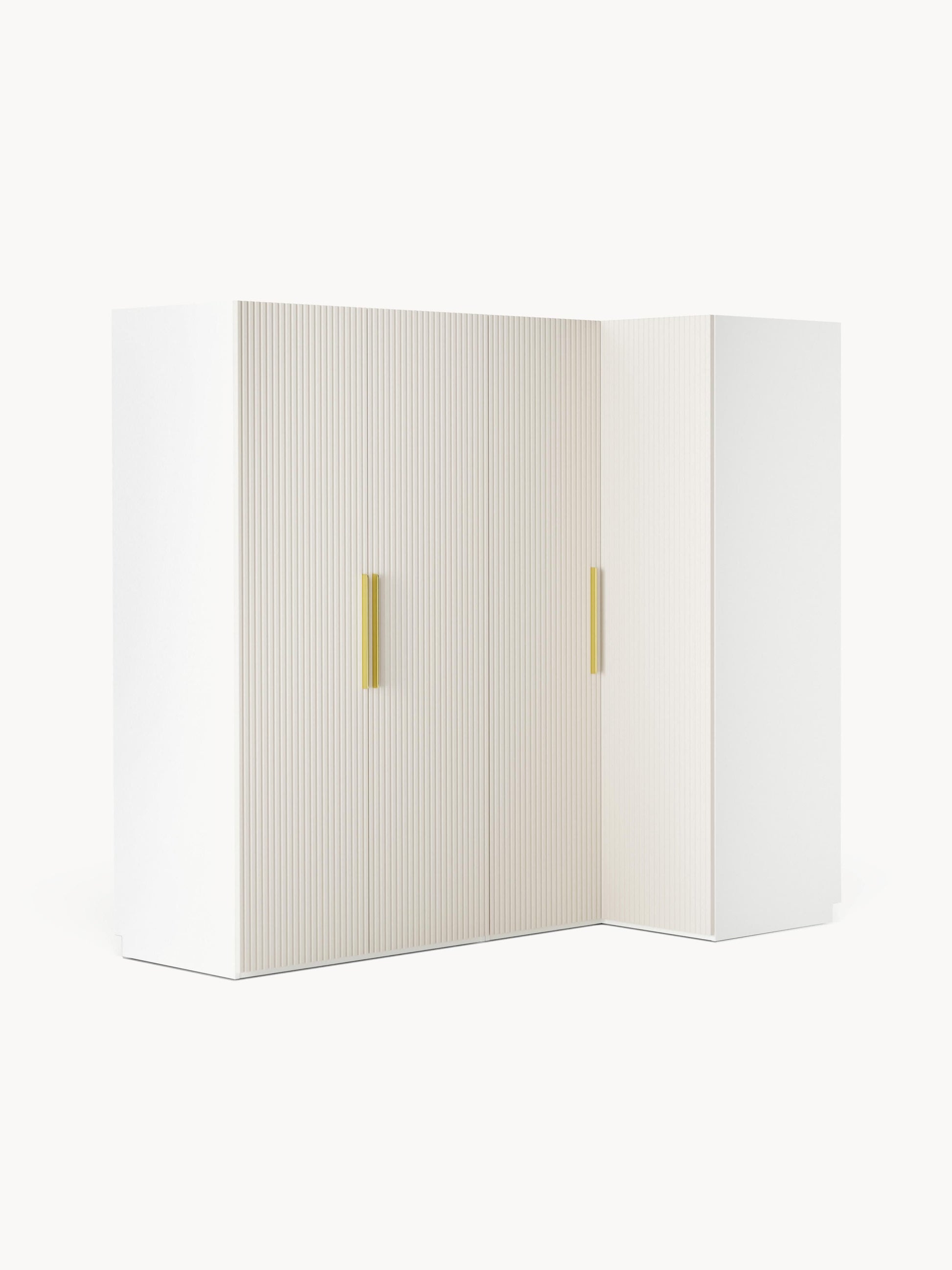 Warehamy Simone Corner Modular Wardrobe, 215 cm Wide, in Various Sizes