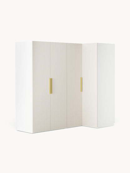 Warehamy Simone Corner Modular Wardrobe, 215 cm Wide, in Various Sizes