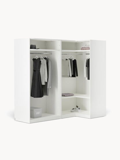 Warehamy Simone Corner Modular Wardrobe, 215 cm Wide, in Various Sizes